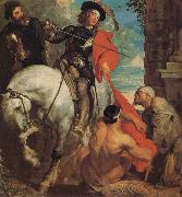 Anthony Van Dyck St Martin Dividing his Cloak oil painting on canvas